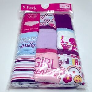 9 Pack, Girls’ Hipsters